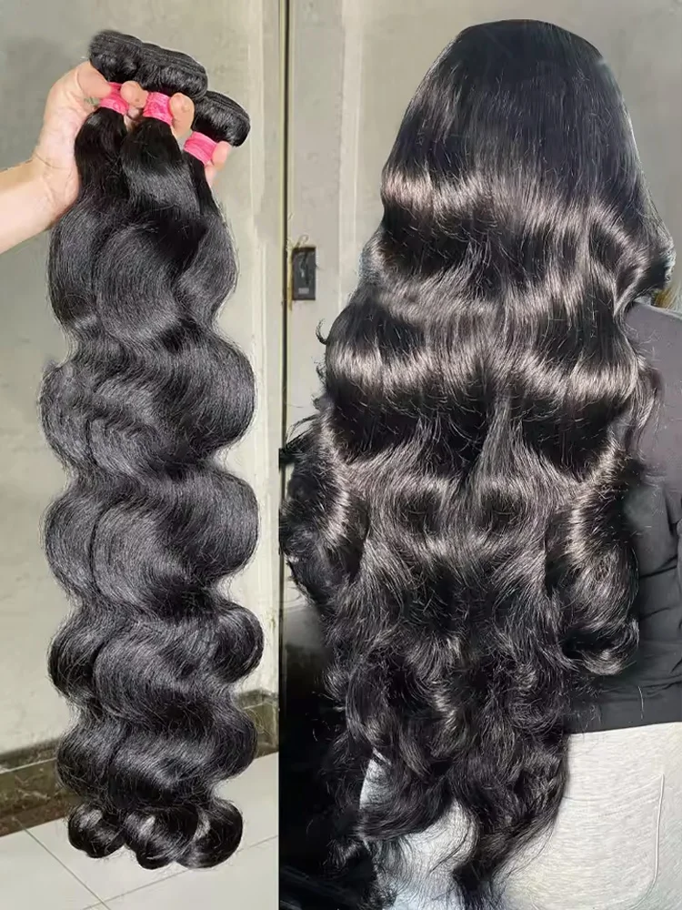 

12-42 дюйма, прямые пучки человеческих волос, бразильский натуральный цвет, 100% наращивание человеческих волос Remy