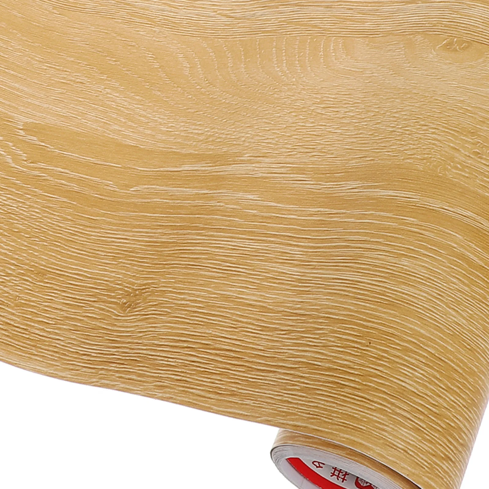 1 Roll Oak Wood Pattern Classic Film Self Adhesive Furniture Film Waterproof Oilproof Wall Sticker for Home Decoration Living