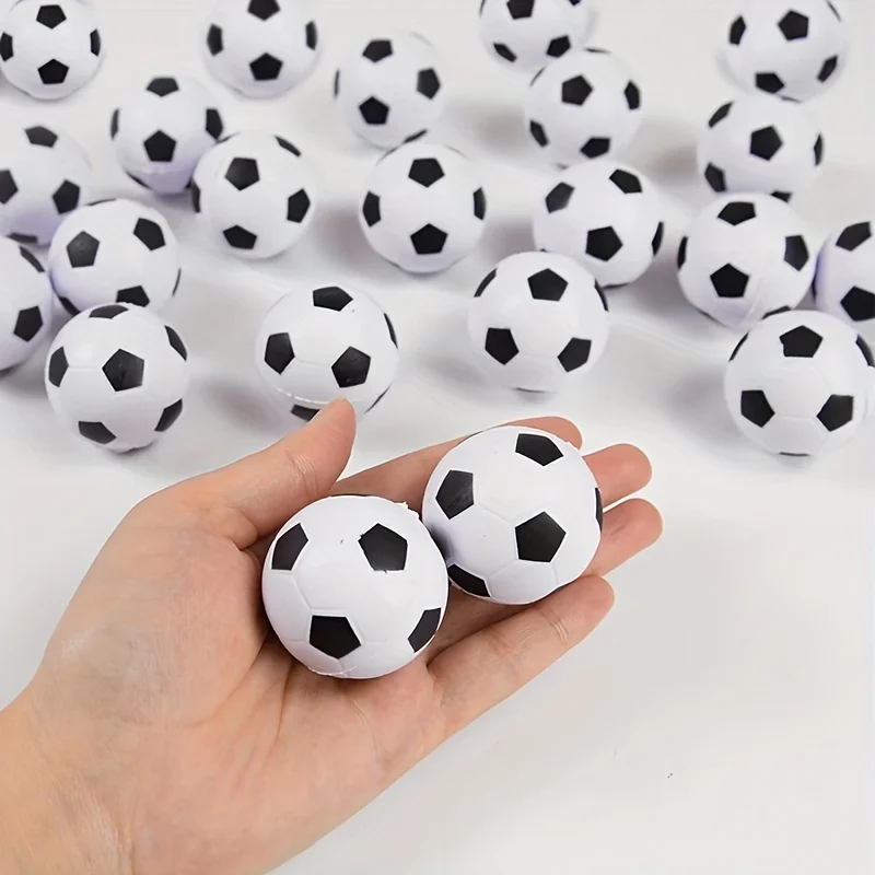 10pcs 4cm Mini Bounce Football Sports Theme Party Decoration Small Gifts Football Match Small Toys Creative Novelty Bounce Ball