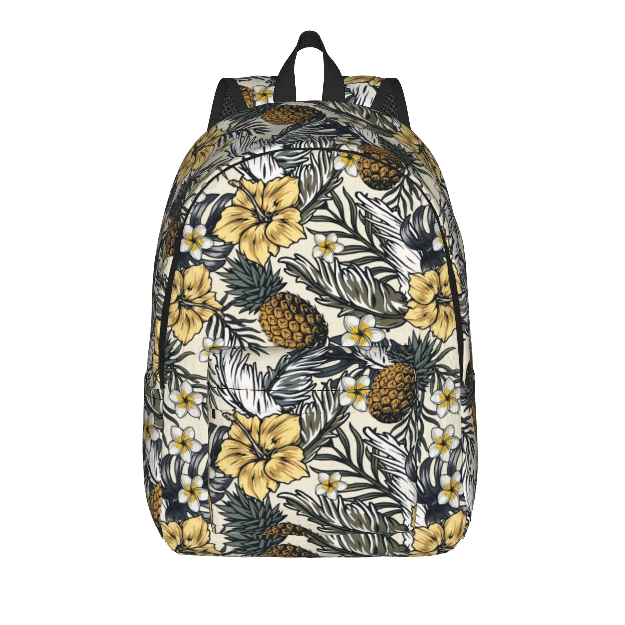 Tropical Vintage    Backpack  College Backpacks Female Kawaii High School Bags Design Large Rucksack