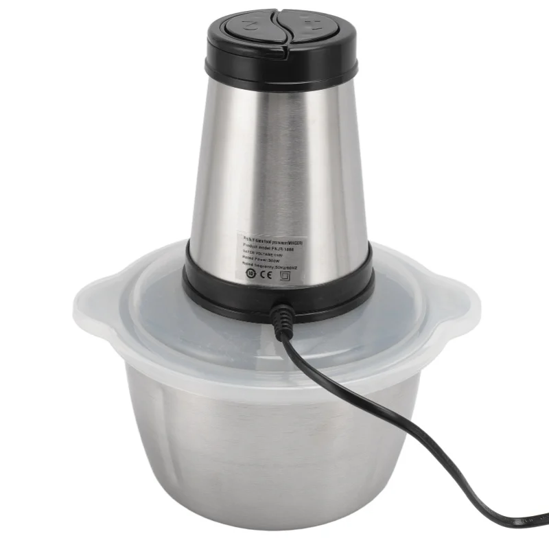 2l-electric-meat-grinder-250w-electric-food-processor-4-blades-stainless-steel-food-chopper-for-kitchen
