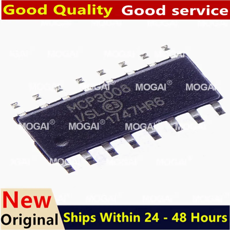 

(1 шт.) 100% новый MCP3008-I/SL MCP3008 sop-16