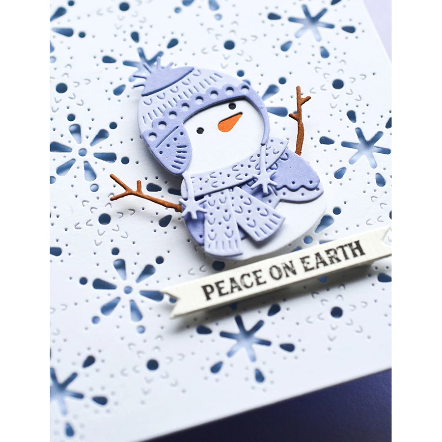 Lucky Goddess Metal Cutting Dies Snowflake Plate Diy Scrapbooking Photo Album Decorative Embossing Paper Card Crafts