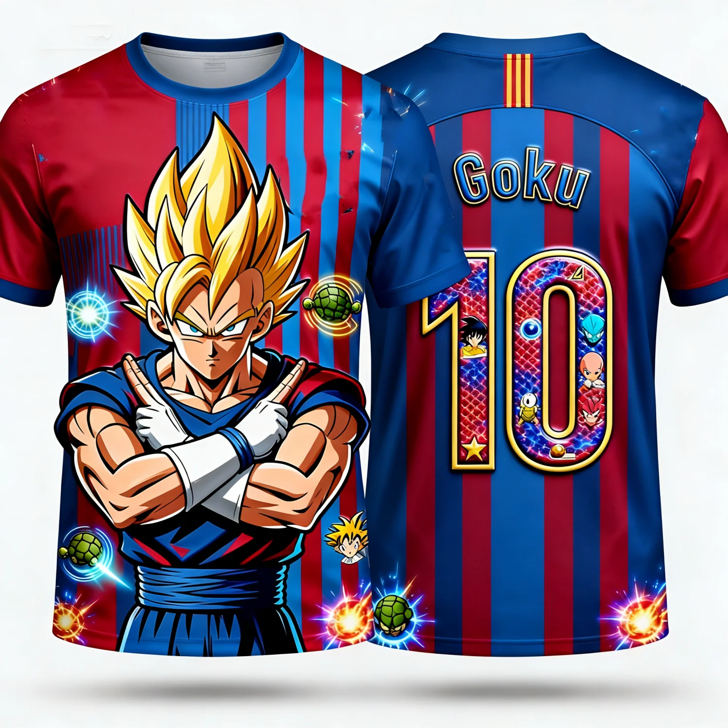 2026 Summer Dragon Ball Retro Fitness T-shirt Men's Oversized 3D Printed Short-sleeved Family Unisex Children's Sports Shirt