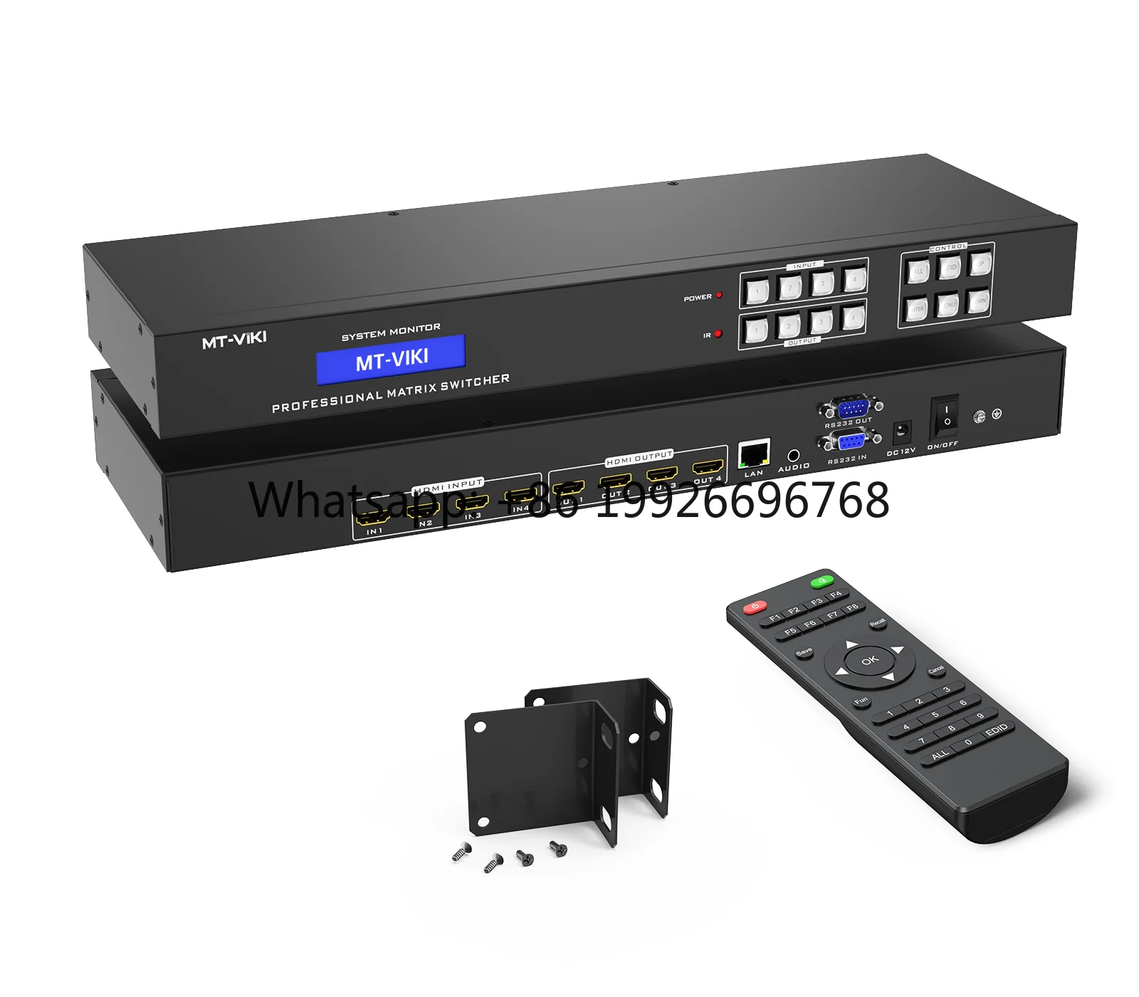 4K 30Hz Video HDMI Matrix Switcher 4X4 4 in 4 Out,  Available for 4x4 8x8 8x16 16x16 32x32 36x36 72x72