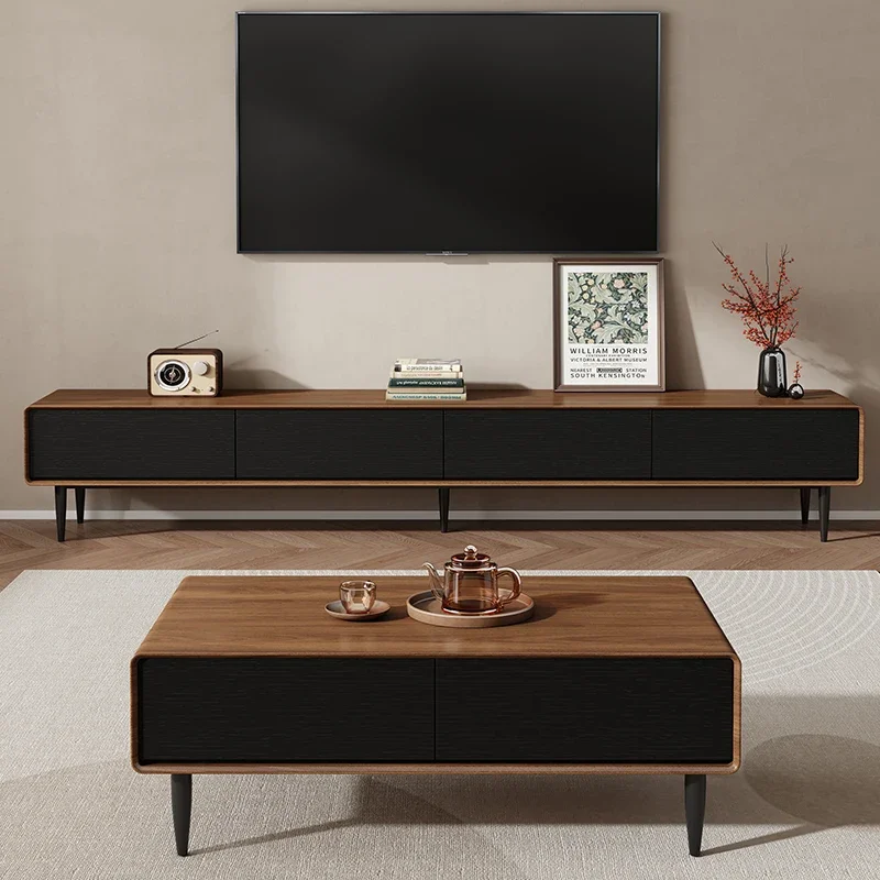 

Minimalist Mid Century Tv Stand French Glamour Simple Aesthetic Tv Stand Nordic with Drawers Tv Meubel Designer Furniture