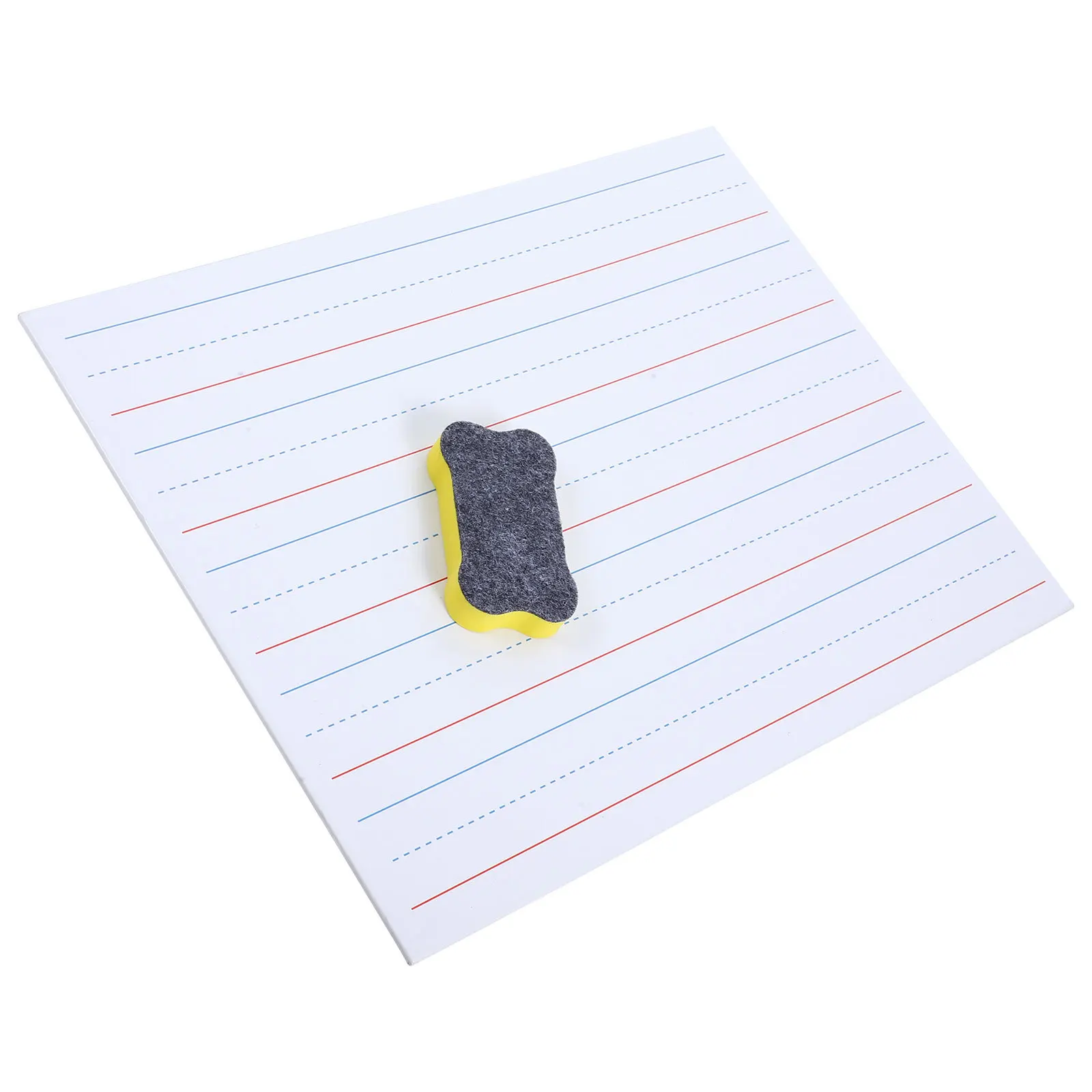 1 Juego de tablero de escritura borrable, pizarra blanca pequeña de borrado en seco, tablero de dibujo de aprendizaje educativo para adolescentes, expresión creativa compacta