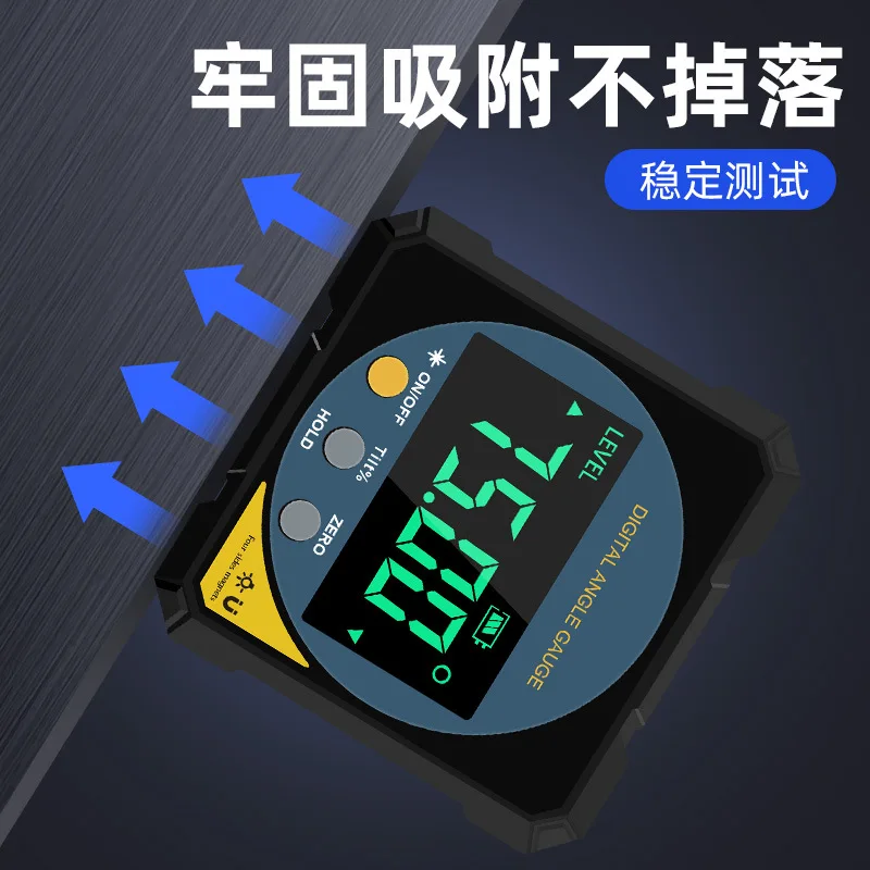 D-106 Inclinometer 360 ° Inclination Box Angle Ruler Double Laser Electronic Digital Display Level