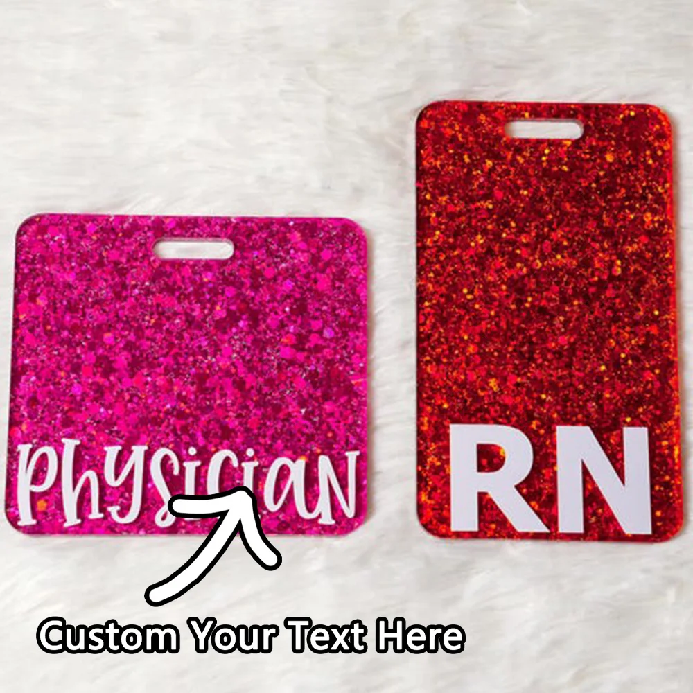 Badge Buddy Badge Buddie Badge Holder Nurse Badge Accessory ID Tag Personalized Badge Cute Badge Reel Nurse Registered