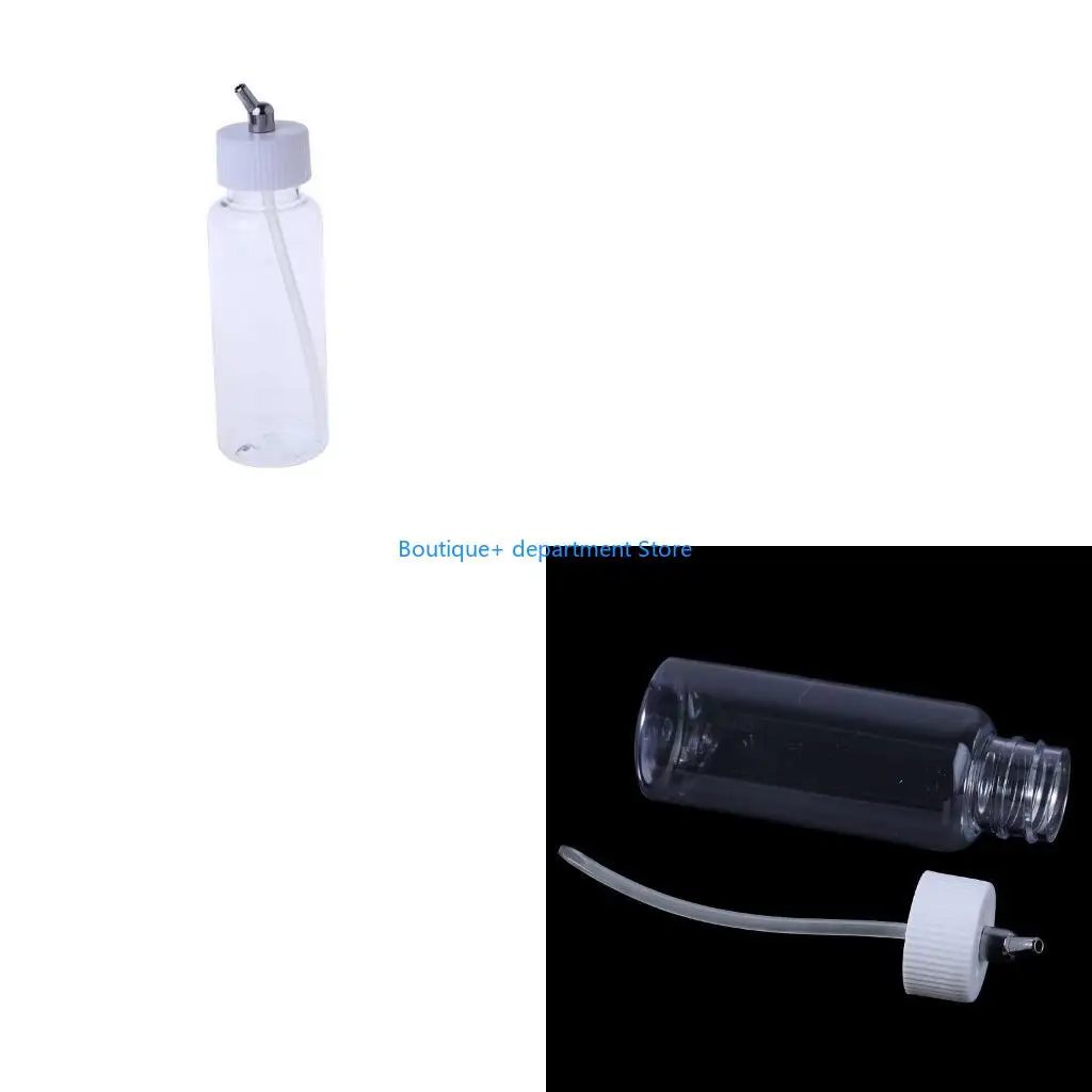 

E1PD 1PC Plastic 100cc Bottles Jars Lid Adapter Dual-Action Siphon Feed New