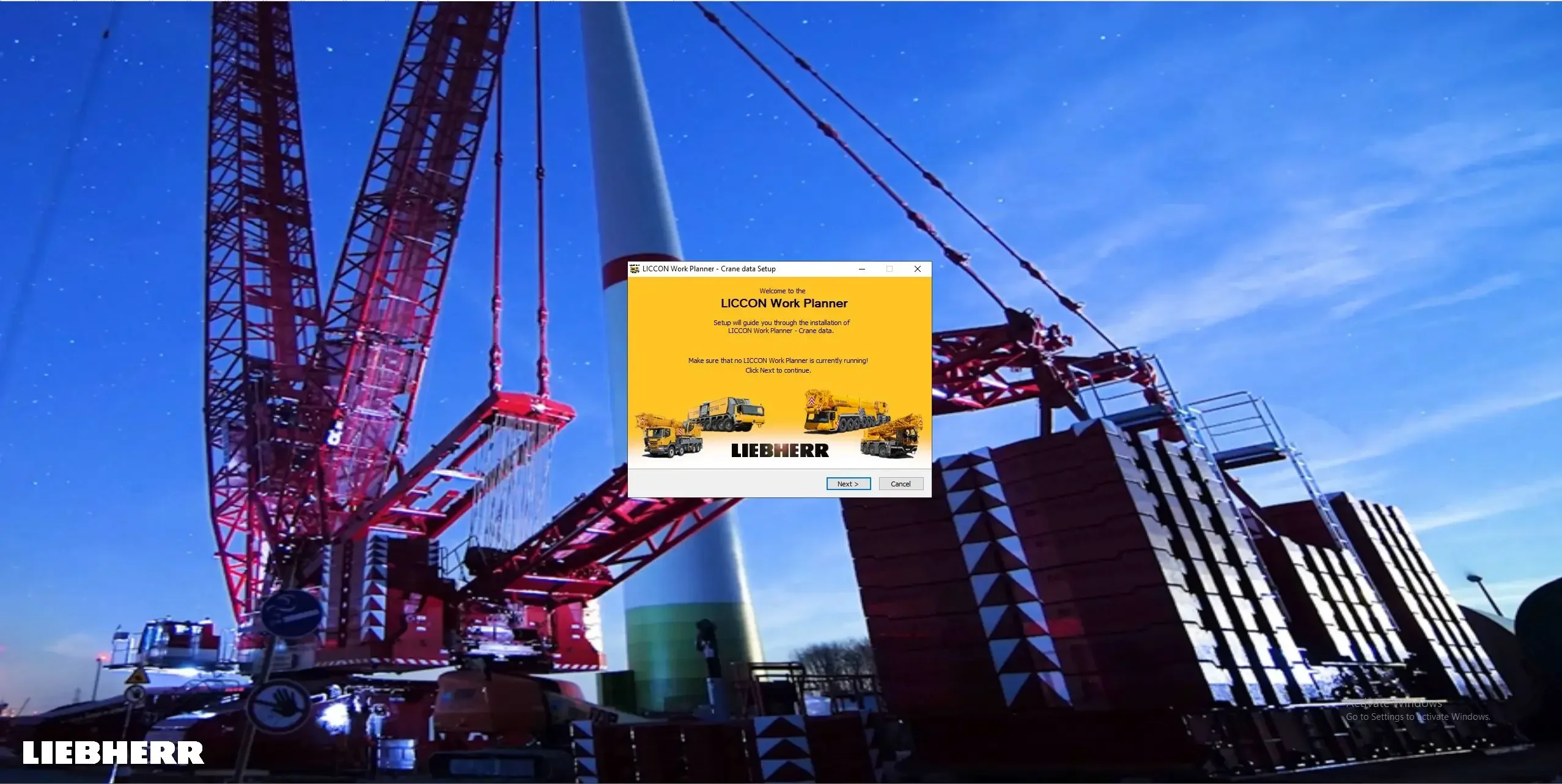 

Liebherr LICCON Universal Work Planner V6.23 Updated Data 2024