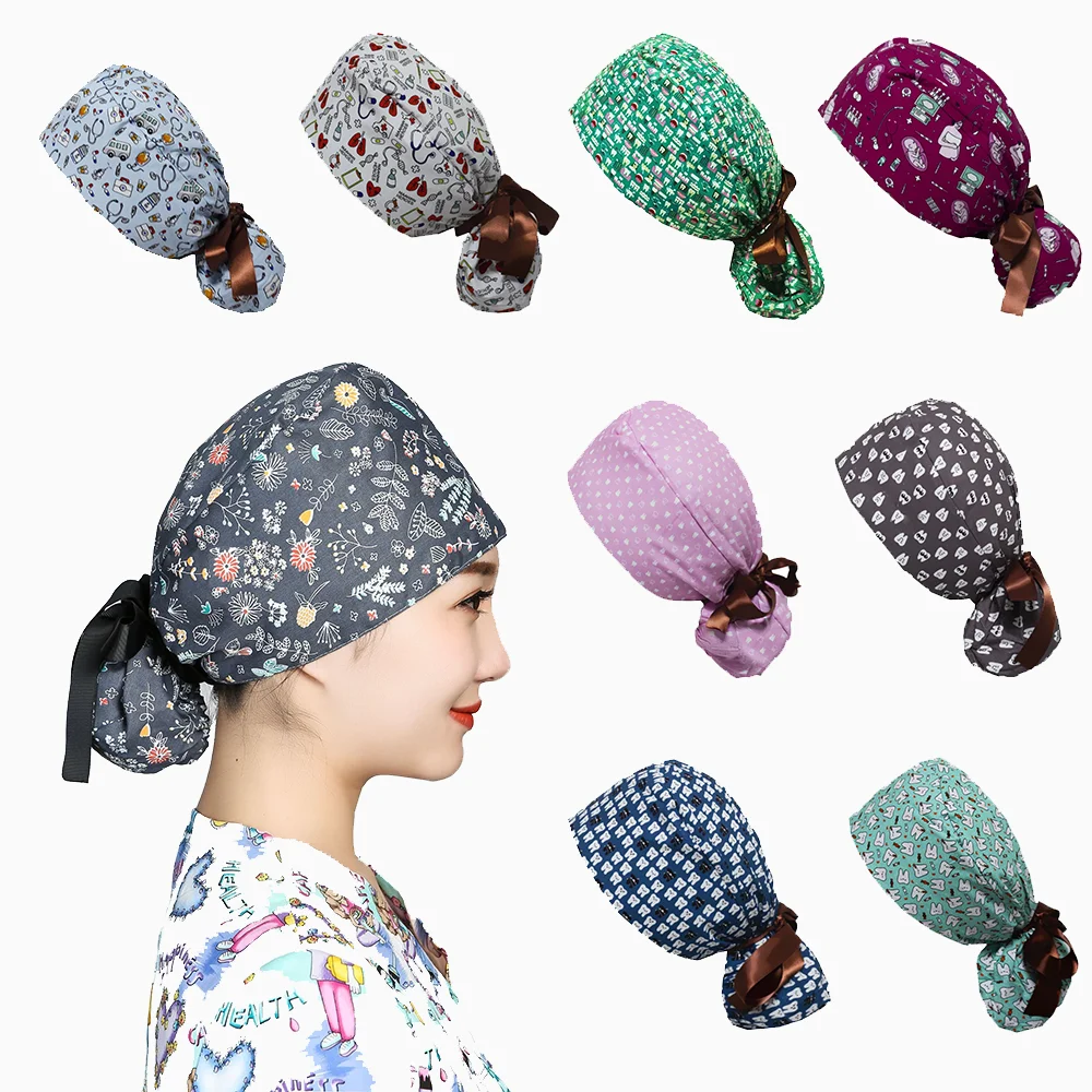 Surgical Cap Woman Caps Dentist Scrub Women's Surgeon Man for Men Hats Surgery Nurse Medical Operating Room Hat Summer Winter