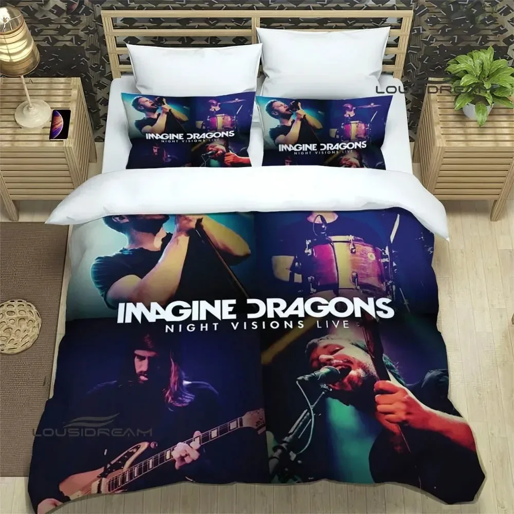 

Rock Band Imagine Dragons Bedding Sets exquisite bed supplies set duvet cover bed comforter set bedding set luxury birthday gift