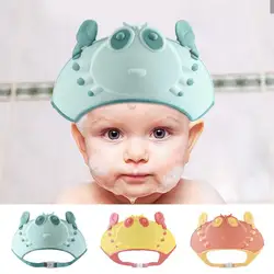 Baby Shampoo Hat Shampoo Shower Bathing Protection With Crab Shape Kids Ear Protection For Shower Adjustable Baby Head Protector