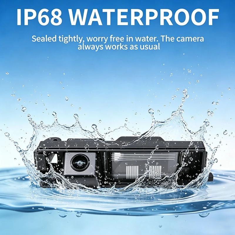 AHD 1080P 170° Car License Plate Light Rear View Reverse HD Camera For Toyota RAV4 2006 2007 2008 2009 2010 2011 2012