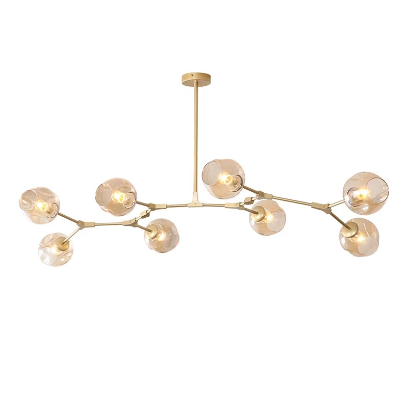 Glazen hanglampen Keuken Eetkamer Eiland Woonkamer Hanglamp Kroonluchters Moderne Bubble Slaapkamer Decoratie Verlichting - afbeelding 2