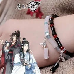 Anime Grandmaster of Demonic Cultivation Bamboo Joint Bracelet The Untamed Wei Wuxian Lan Wangji Cosplay Classical Figure Gift