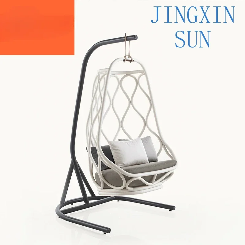 Professional Outdoor Furniture Wholesale Garden Leisure Swing Metal Swing For 2 Seats Patio Swing For Outdoor Garden