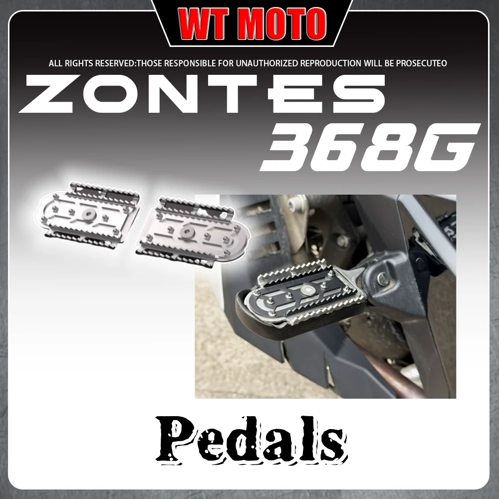 

Для педалей ZONTES 368G увеличенные и расширенные нескользящие педали нескользящие педали из нержавеющей стали для zontes 368 г