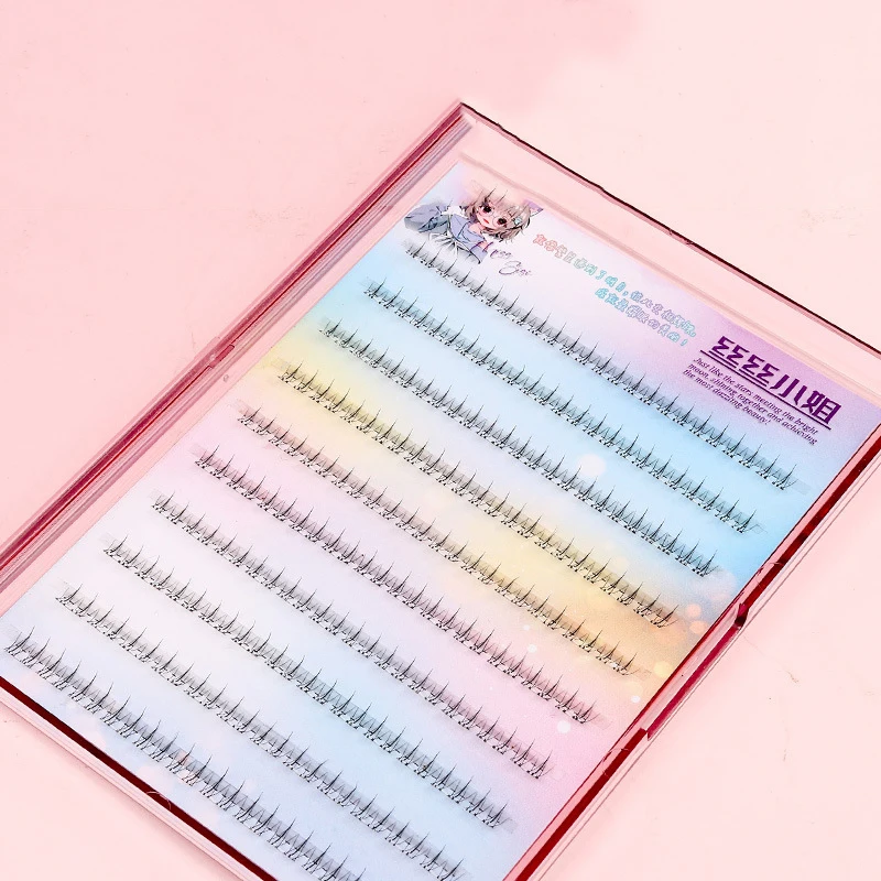 ขนตาล่างแบบติดเอง ไม่ต้องใช้กาว ใช้ซ้ำได้ สไตล์การ์ตูน DIY อุปกรณ์แต่งหน้าใต้ตา