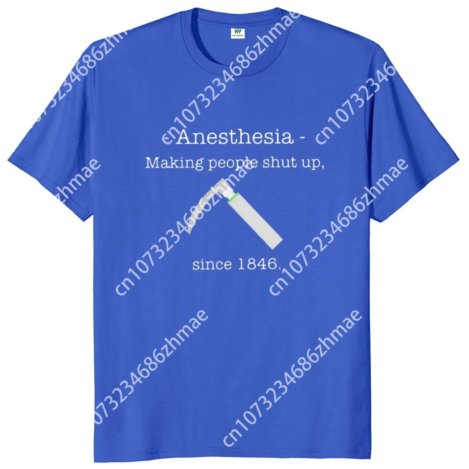 Anesthesia Making People Shut Up T Shirt Doctor Anaesthetist Gift Short Sleeve Summer 100% Cotton Unisex T-shirts Asian Size