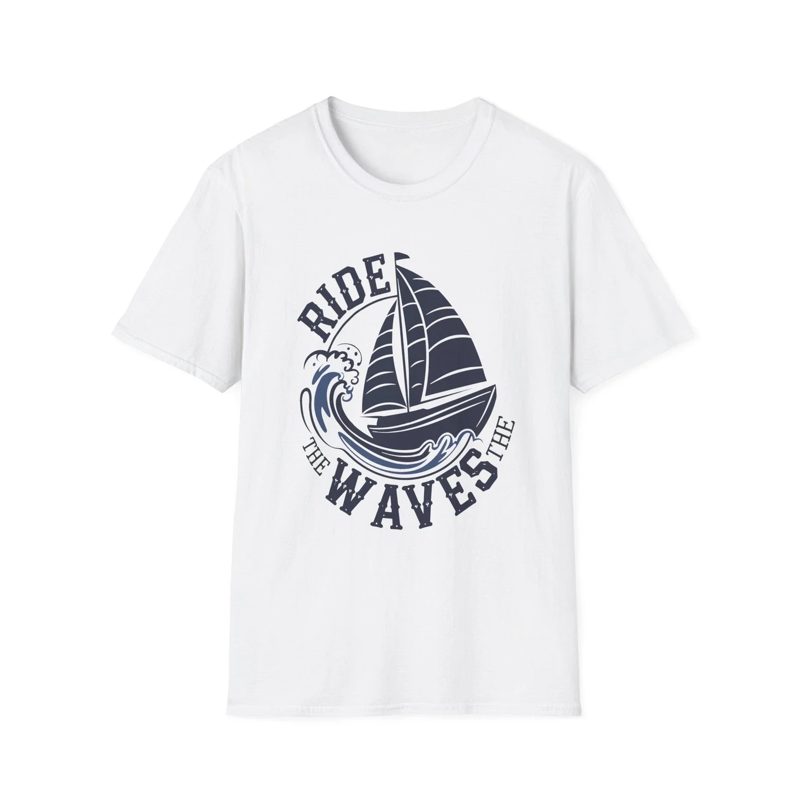 

Парусный графический принт, летние элитные брендовые хлопковые мужские и женские футболки с короткими рукавами, уличная модная трендовая одежда