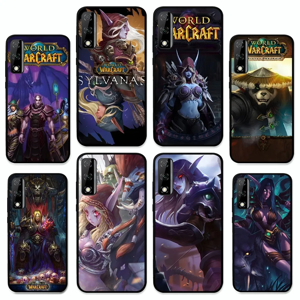 

W-World Of W-Warcraft Phone Case For Huawei Y9 6 7 5 Prime Enjoy 7s 7 8 plus 7a 9e 9plus 8E Lite Psmart Shell