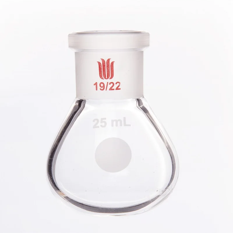 SYNTHWARE Evaporation ball bottle, Evaporative flask, Capacity 5mL 10mL 25mL 50mL 100mL, Borosilicate glass, F79