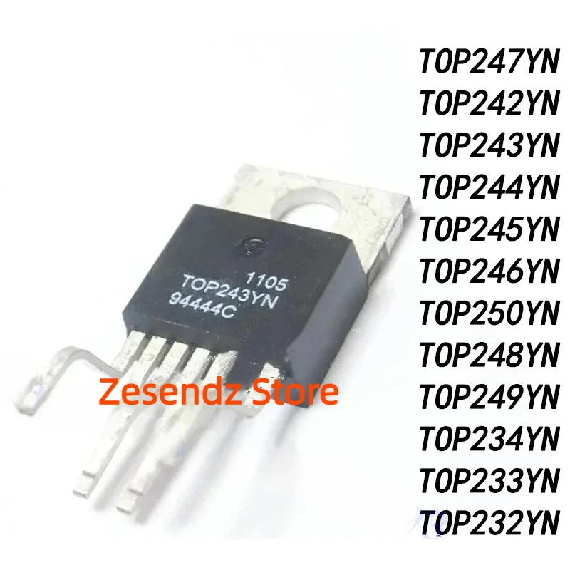 10Pcs/lot TOP247YN TOP243YN TOP244YN TOP245YN TOP246YN TOP250YN TO-220 TOP249YN TOP242YN TOP248YN TOP234YN TOP233YN TOP232YN