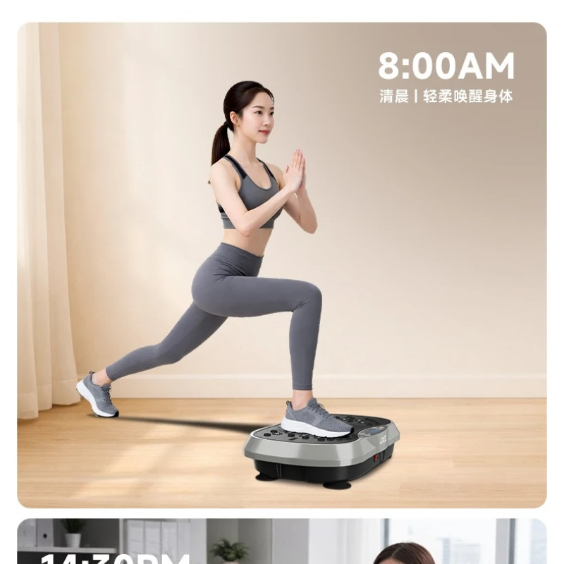 Portable Home Vibration Plate with Bluetooth Music, Rhythmic Vibration Fat Shaking Machine, Body Building Fitness Equipment