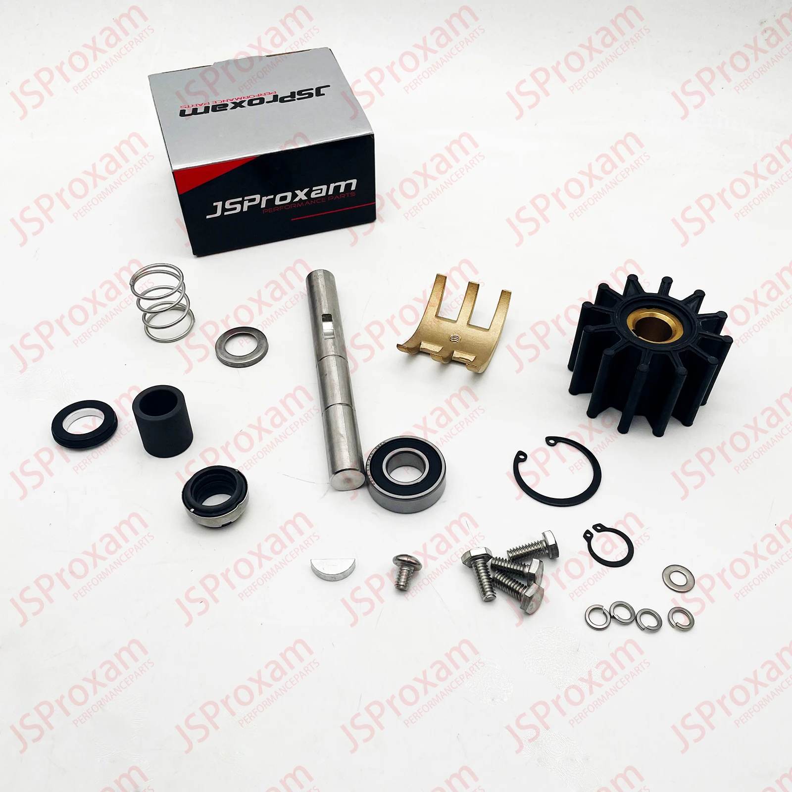 11068-SHW Replaces Fit For Crusader Sherwood 11744 10615K Major Repair Kit 11068 + Shaft Pump E35 E-35 Impeller