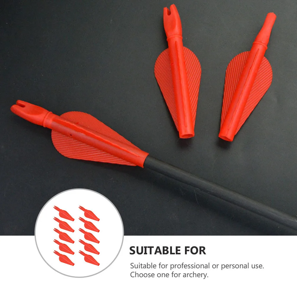 

20Pcs Archery Arrow Tails Portable Replacement Accessories for Bow Arrows Enhance Resistance and Precision Arrow Tail