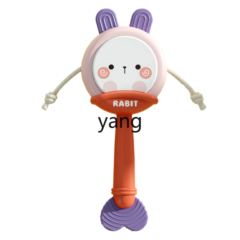 

CX can bite teething glue rattle hand holding newborn baby early education grasping training soothing toy