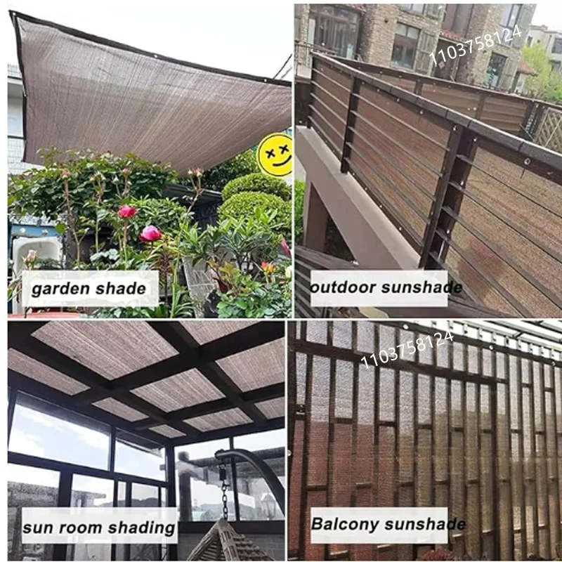 Windproof sunshade net sun protection UV protection mesh shade cloth suitable for gazebo cover porch vertical screen grey