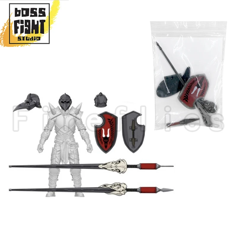1/18 Boss Fight Studio 3,75 pollici BFS Action Figure Vitruviano HACKS Knight of Asperity Joust Kit Collezione Anime Modello Giocattolo