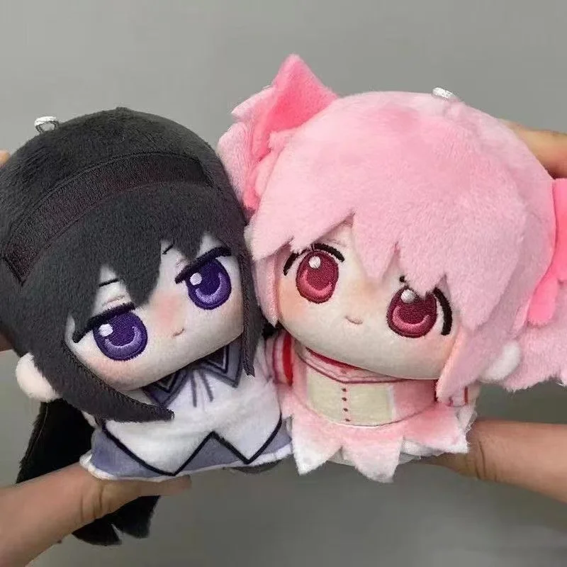 

10cm Puella Magi Madoka Magica Animation Periphery Madoka Kaname Homura Akemi Q Version Plush Doll Toy Kawaii Desktop Gift Toys