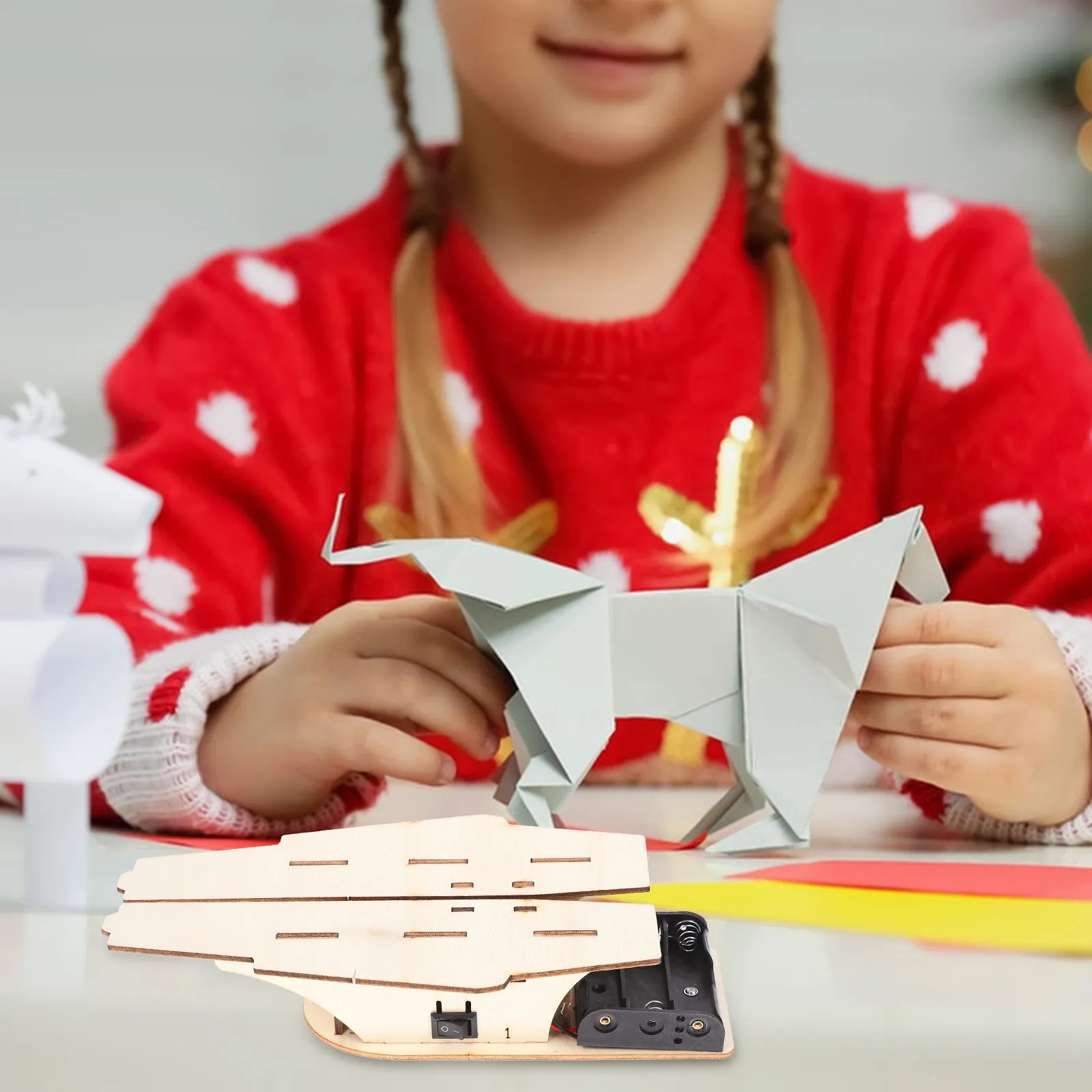 

1Set Assembly Plane Launcher DIY Educational Kit Kids Stem Activity Build Your Own Catapult Learn Motion Physics Fine Motor