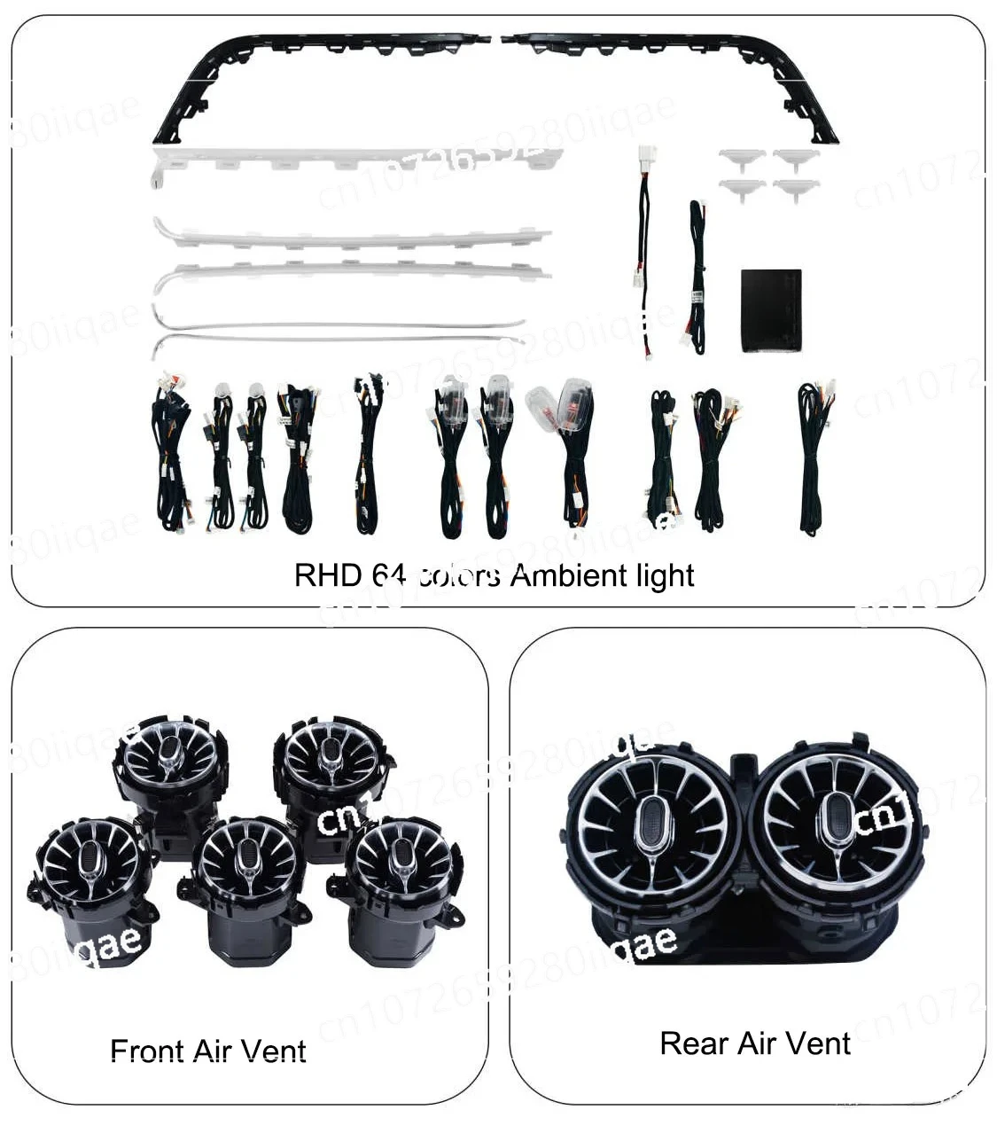 

RHD W247 Ambient Light for GLA GLB 2020-2025 X247 H247 Right Hand Interior Lighting Upgrade