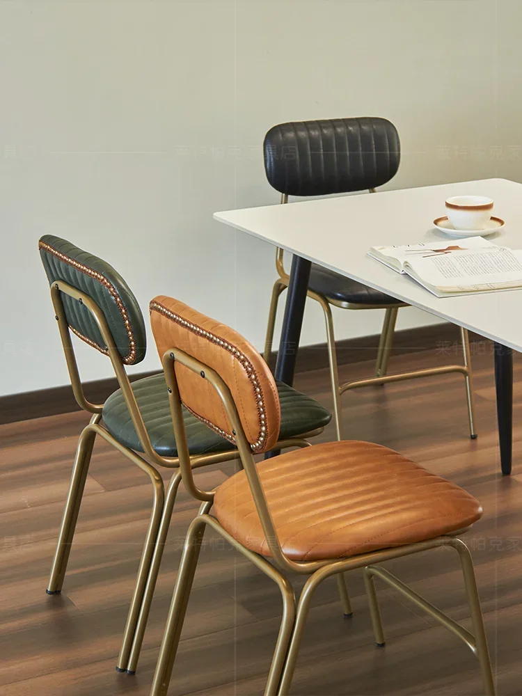 

iron retro dining chair, industrial style, commercial dining chair, simple café, dining table, chair, restaurant stool