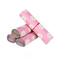 10 Stuks Envelop Dikker Poly Kleding Mailing Bags Fruit Flower Printing Koerier Opbergtas Waterdichte Plastic Express Pouch