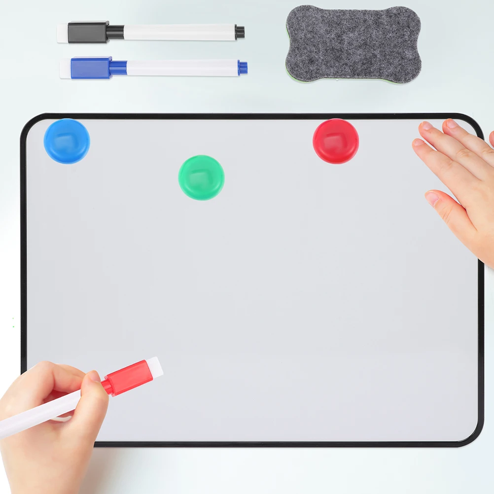 

Writing and Drawing Board White for Desk Dry Erase Desktop Whiteboard Office