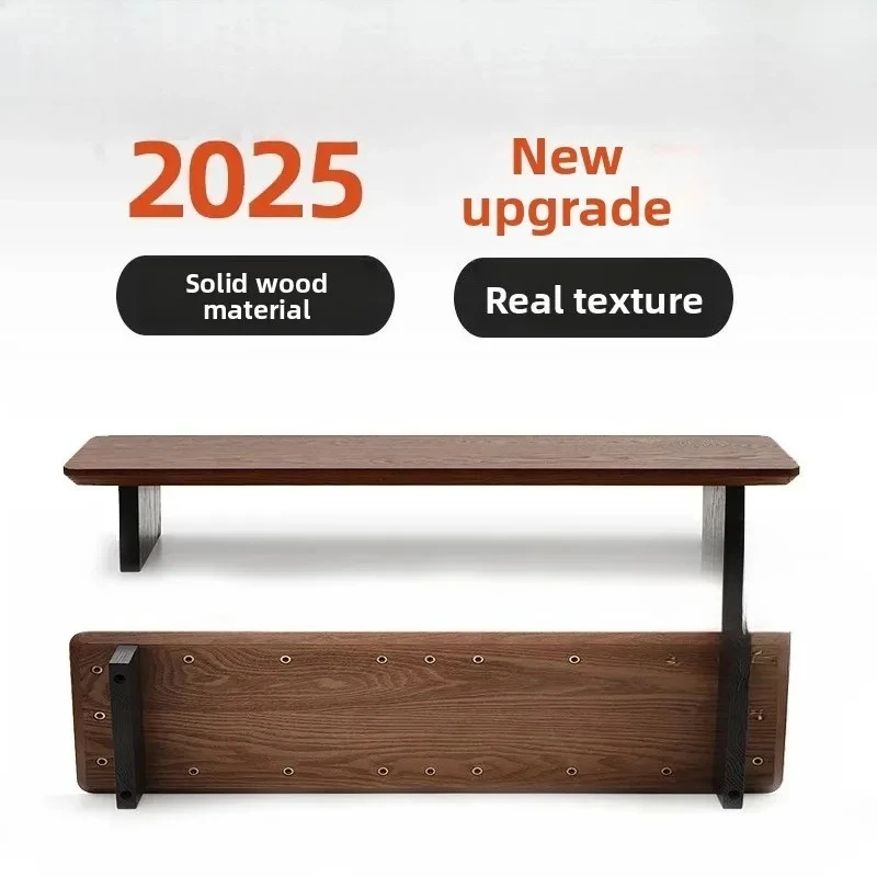 Solid Wood Monitor Riser Stand Modular Desktop Storage Rack Computer Desk Organizer Display Base for Office Setup