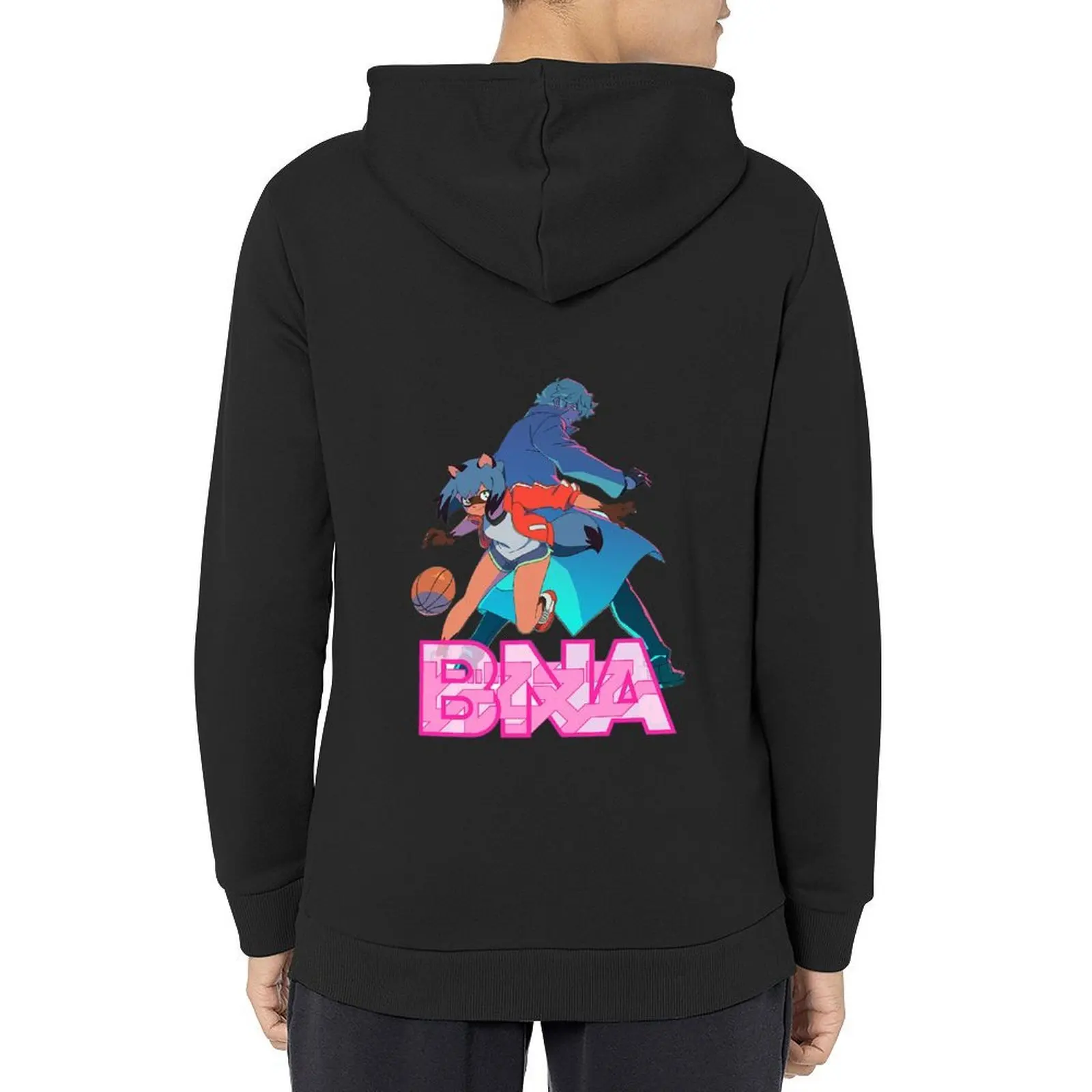 

bna michiru Hoodie hooded shirt mens designer clothes graphic t shirts men korean autumn clothes anime hoodie