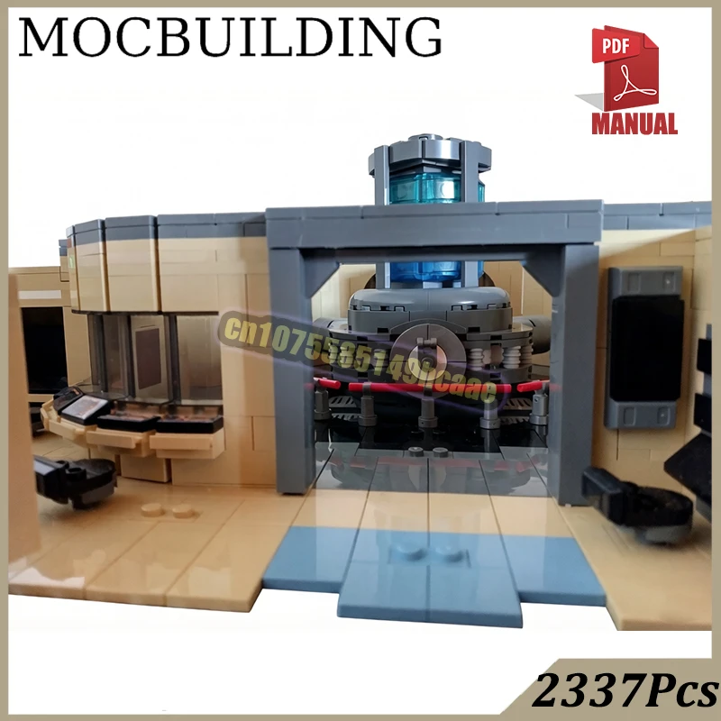Bridge Diorama MOCBuilding Treks Bricks Command Station Construction Enterprise Blocks Spielzeug Geschenk für Jungen Mädchen