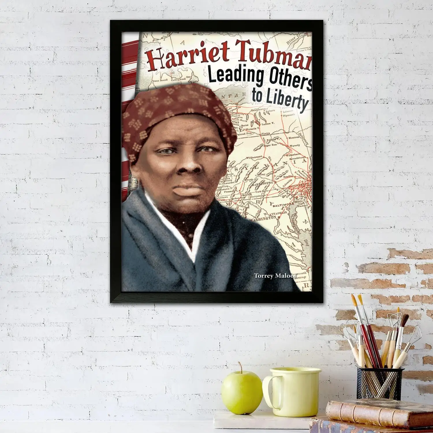 ملصق فني من القماش Harriet Tubman وفن جداري، طباعة صور، عائلة حديثة، ديكور غرفة النوم، ملصقات، لوحة زخرفية #2