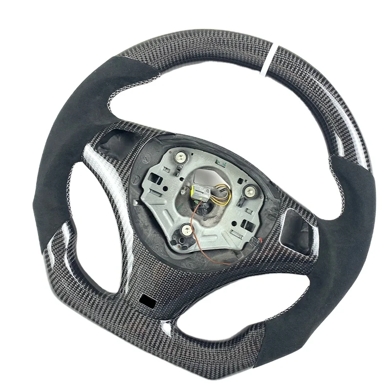 

For BMW M3 3 Series E90 E91 E92 E93 LED Display Carbon Fiber Steering Wheel Without airbags