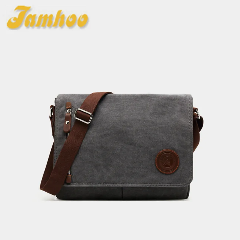 Jamhoo Retro Canvas Crossbody Bags Female Luxury Brand Messenger Bag Crossbody Women   Satchel Pack Laptop Shoulder Bag For Fema