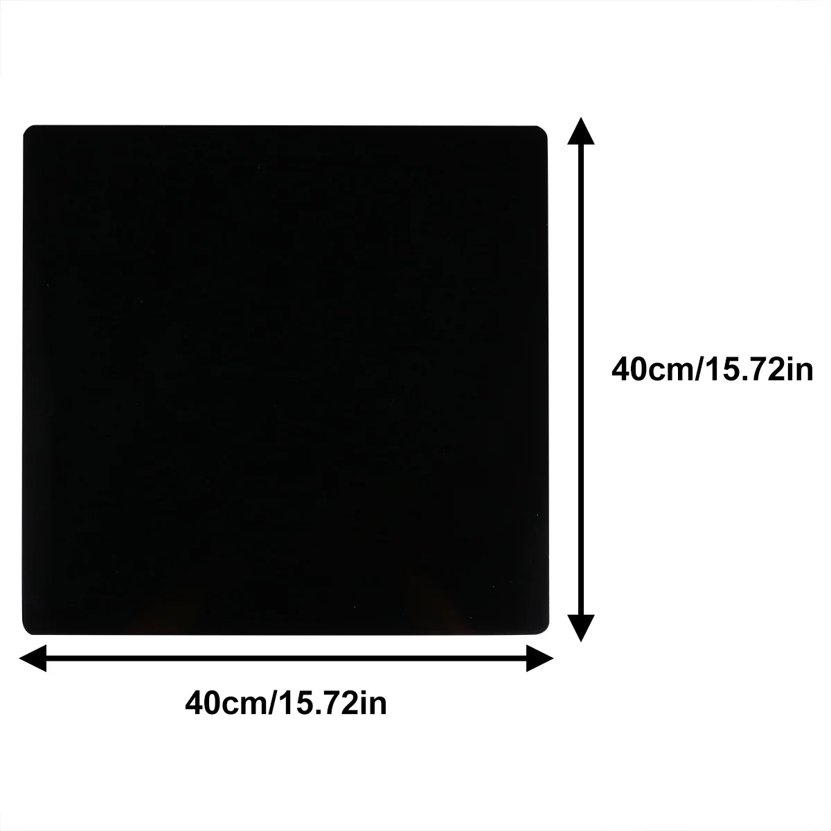 شاشة عرض عاكسة من الأكريليك للتصوير الفوتوغرافي وموزع الضوء وسطح أملس ومقاوم للخدش وسهل الإعداد باللون الأسود والأبيض #5