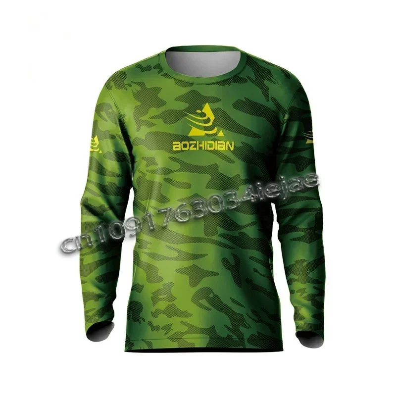 25-26 Latest Spring Summer Cycling Suit Men Women MX Off-Road Motorcycle Long Sleeved Shirt Loose Breathable Sports Shirt
