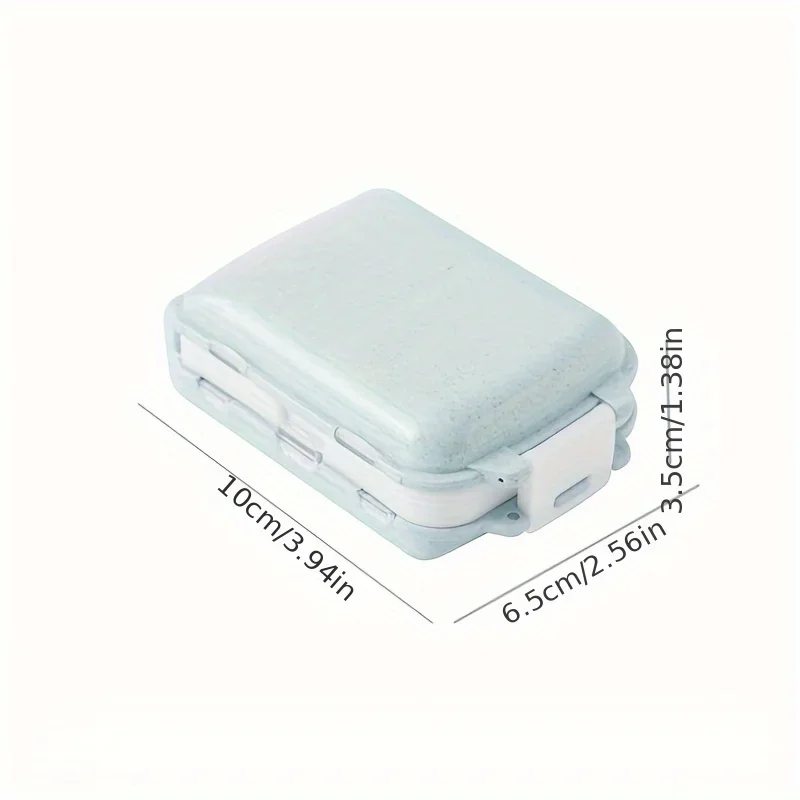 1pc Folding Medicine Box Three-layer Mini Car Storage Box Portable And Portable